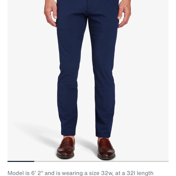 Mizzen and main mens dress slacks lightweight 30 x 30 - Picture 6 of 8